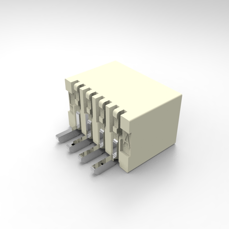 XKB CONNECTIVITY/中国星坤 矩形连接器 - 针座 - 公插针 X1511WRS-04HF-LPSW