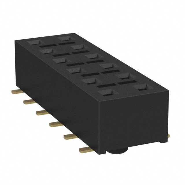 SAMTEC 矩形连接器 - 针座 - 插座/母插口 HLE-106-02-G-DV-BE-A-K-TR