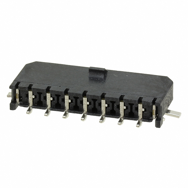 MOLEX 矩形连接器 - 针座 - 公插针 436500712