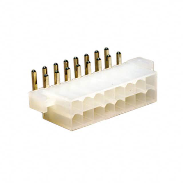 MOLEX 矩形连接器 - 针座 - 公插针 39291168