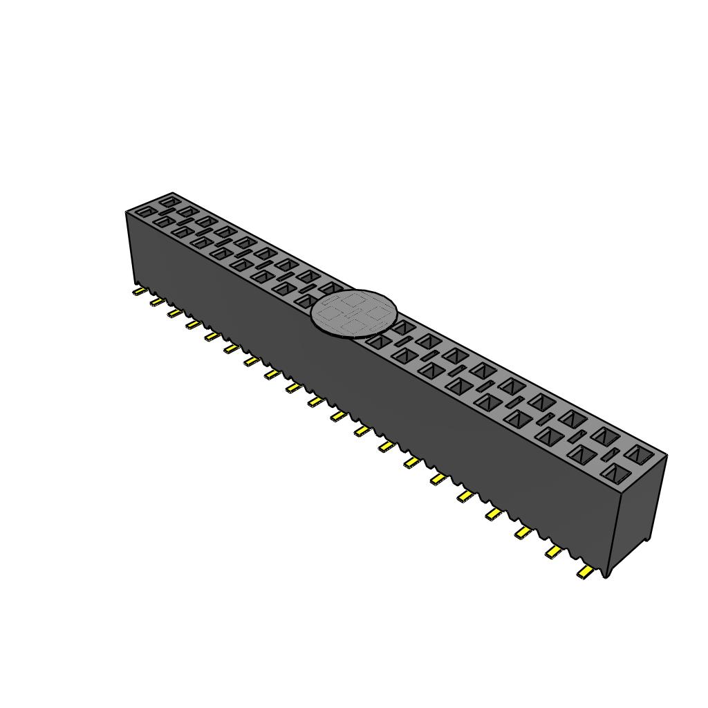 SAMTEC 矩形连接器 - 针座 - 插座/母插口 SSM-120-L-DV-BE-K-TR