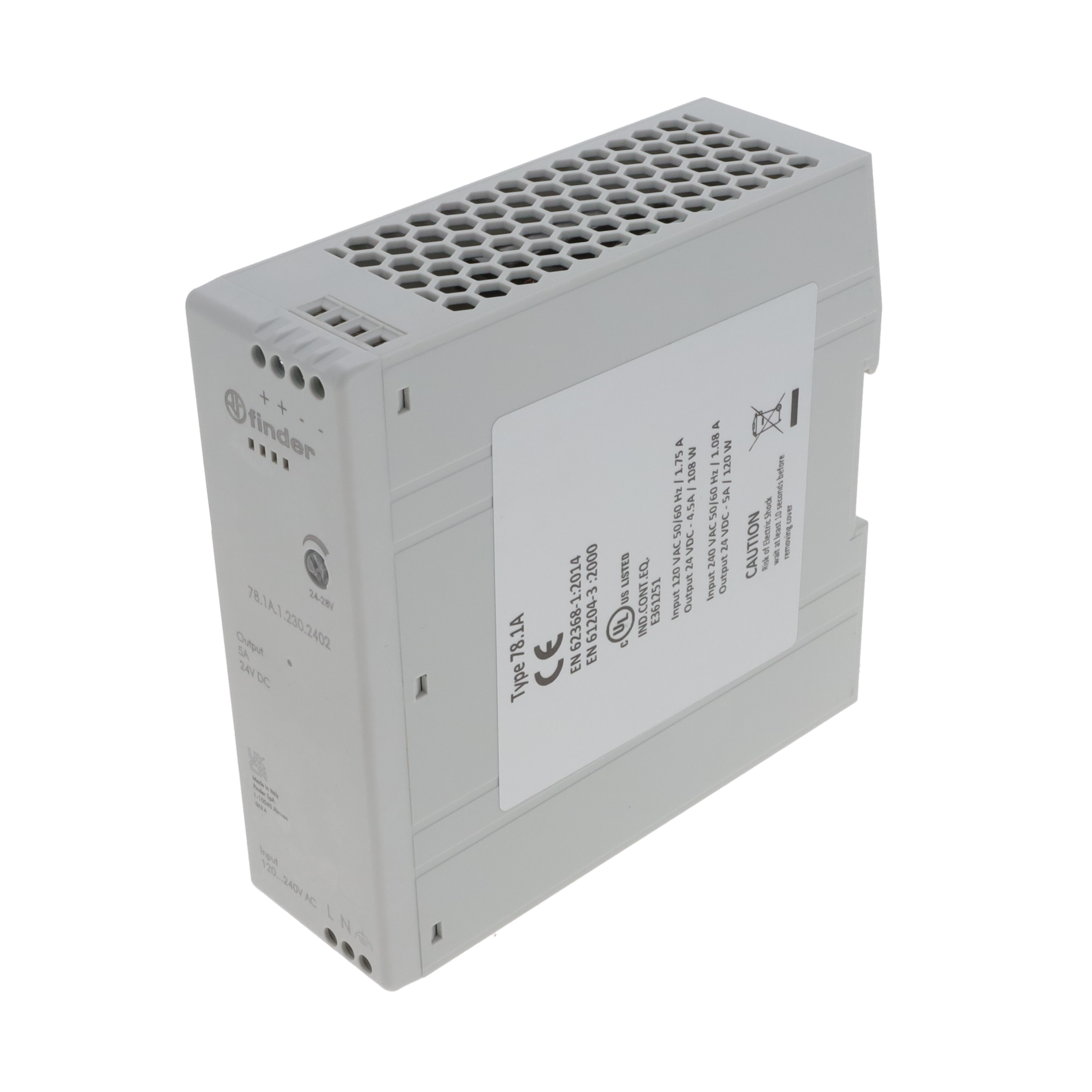 FINDER 电源适配器 78.1A.1.230.2402