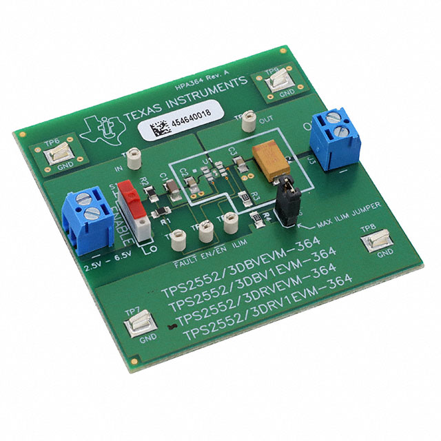 TEXAS INSTRUMENTS 评估、开发板开发工具 TPS2552DRVEVM-364