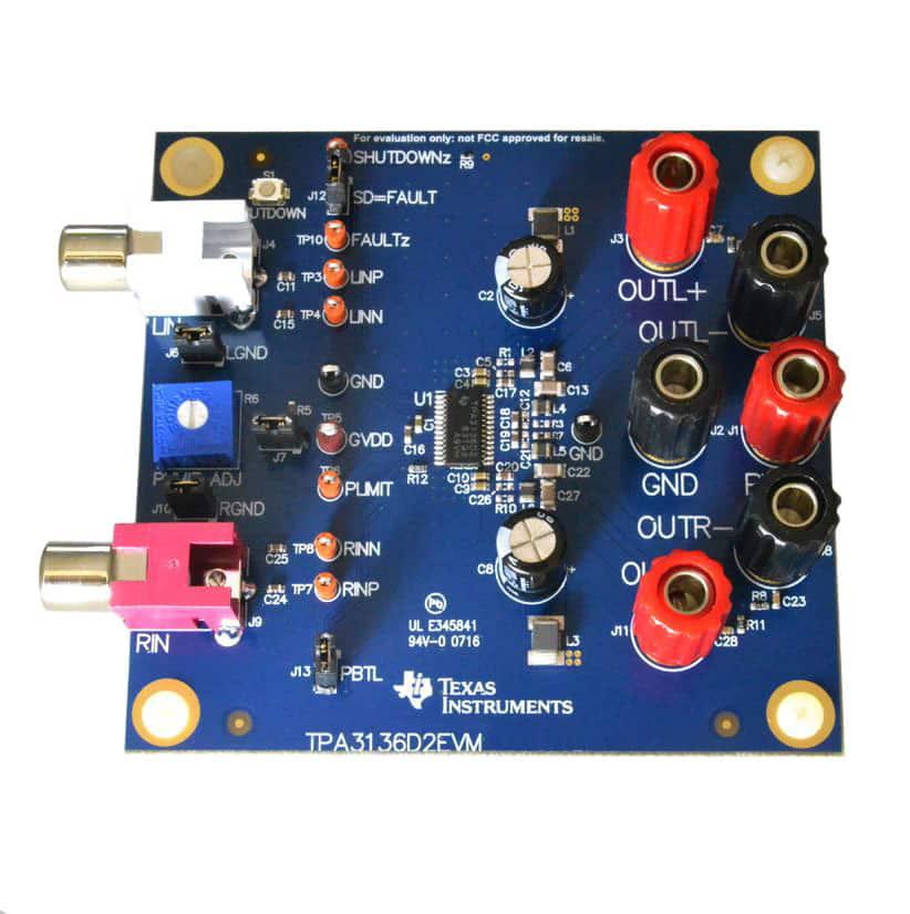 TEXAS INSTRUMENTS 多媒体放大器 TPA3136D2EVM