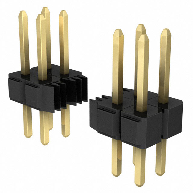 3M 矩形连接器 - 针座 - 公插针 929665-09-10-I