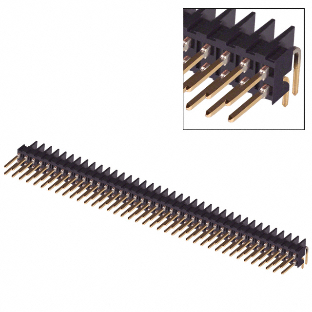 TE CONNECTIVITY 矩形连接器 - 针座 - 公插针 4-86479-4