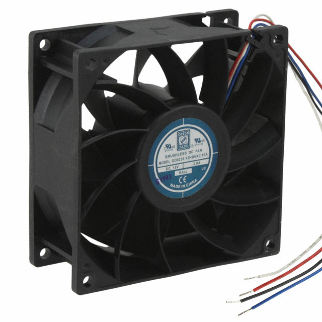 ORION FANS 风扇和热管理 OD9238-12HB-VXC10A