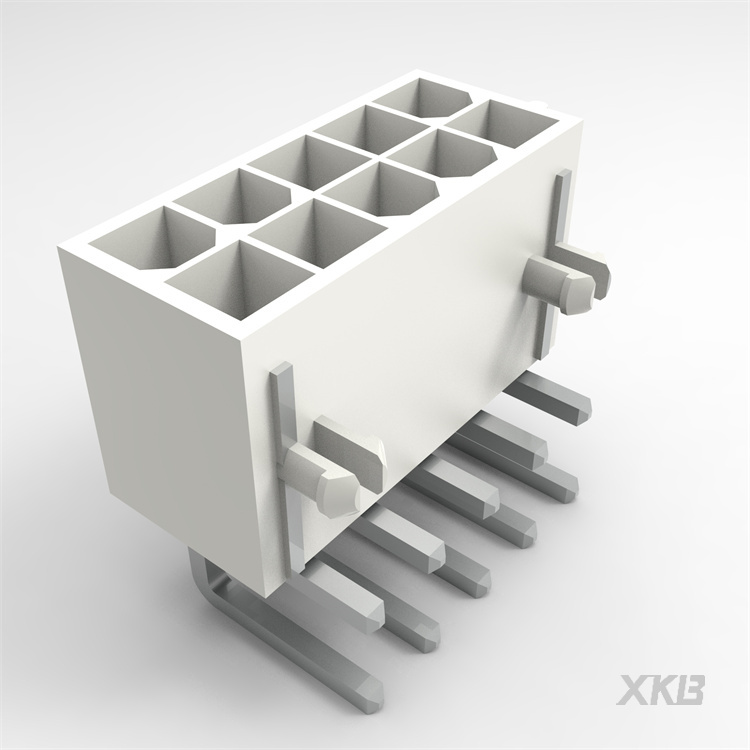 XKB CONNECTIVITY/中国星坤 矩形连接器 - 针座 - 公插针 X9357WR-2x05S-N2SN