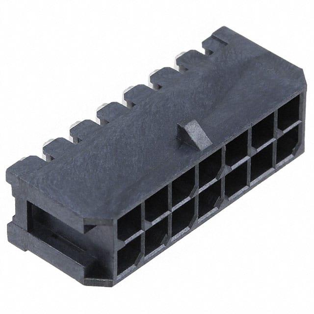 AMPHENOL 矩形连接器 - 针座 - 公插针 G881A14001TEU