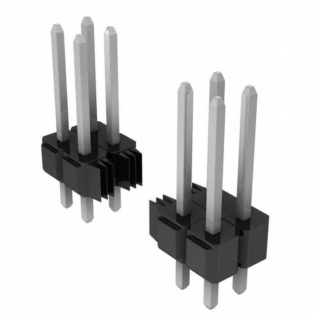 3M 矩形连接器 - 针座 - 公插针 929710-01-14