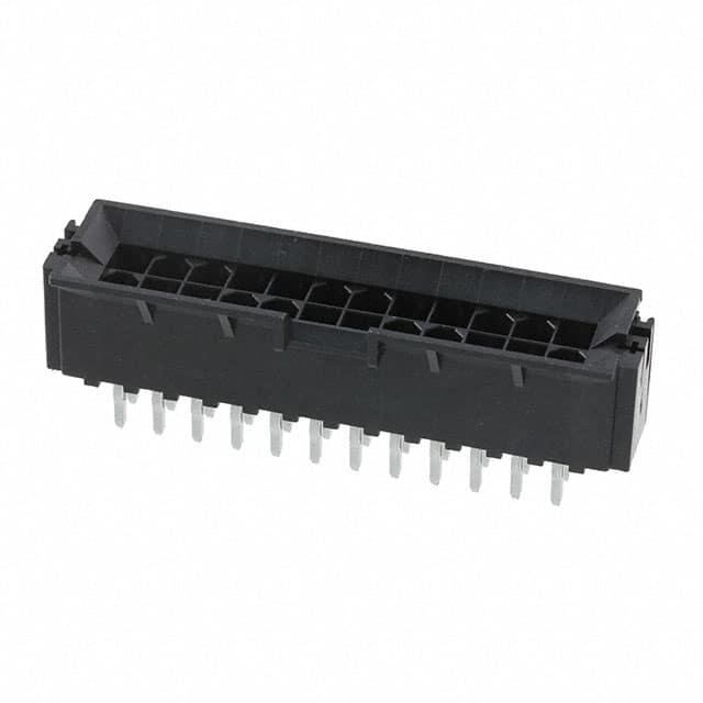 MOLEX 矩形连接器 - 针座 - 插座/母插口 438790065