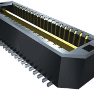 SAMTEC 矩形连接器 - 阵列/边缘型/夹层式（板对板） QTE-042-01-L-D-DP-A