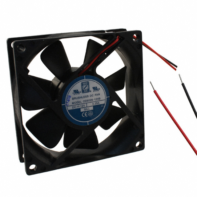 ORION FANS 风扇和热管理 OD8025-12HB