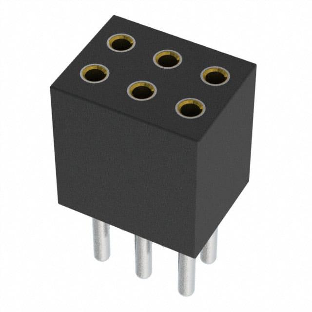 MILL-MAX 矩形连接器 - 针座 - 插座/母插口 853-93-006-10-001000