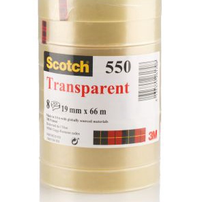3M 办公工具 550 TAPE 19MMX66MTR