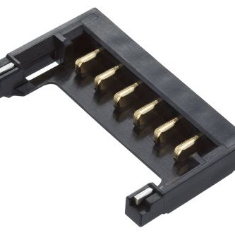 MOLEX 矩形连接器 - 针座 - 公插针 2121340006