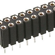 PRECI-DIP 矩形连接器 - 针座 - 插座/母插口 803-87-016-10-012101