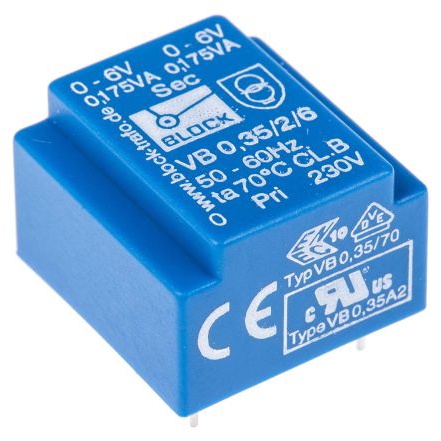BLOCK TRANSFORMATOREN-ELEKTRONIK 脉冲变压器 VB 0.35/2/6