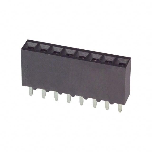 TE CONNECTIVITY 矩形连接器 - 针座 - 插座/母插口 534237-6