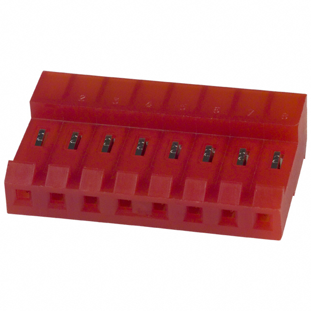 TE CONNECTIVITY 矩形连接器 - 自由悬挂/面板安装 3-640428-8