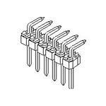 MOLEX 矩形连接器 - 针座 - 公插针 901210132