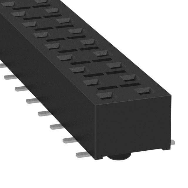 SAMTEC 矩形连接器 - 针座 - 插座/母插口 HLE-110-02-F-DV-BE-A-K-TR