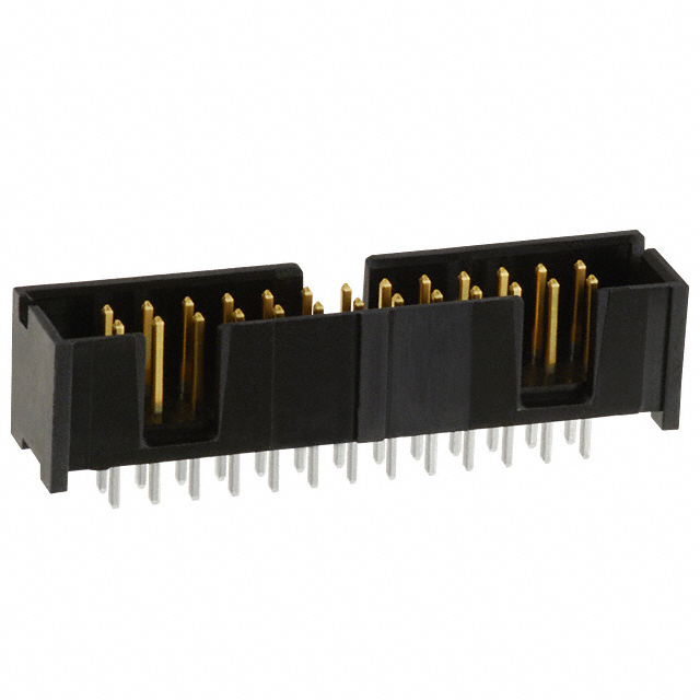 TE CONNECTIVITY 矩形连接器 - 针座 - 公插针 5103309-6