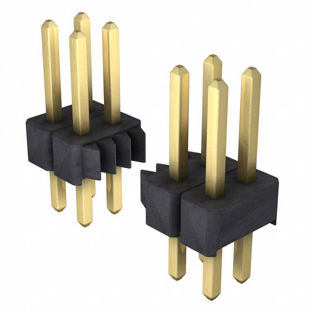 PRECI-DIP 矩形连接器 - 针座 - 公插针 892-70-040-10-001101