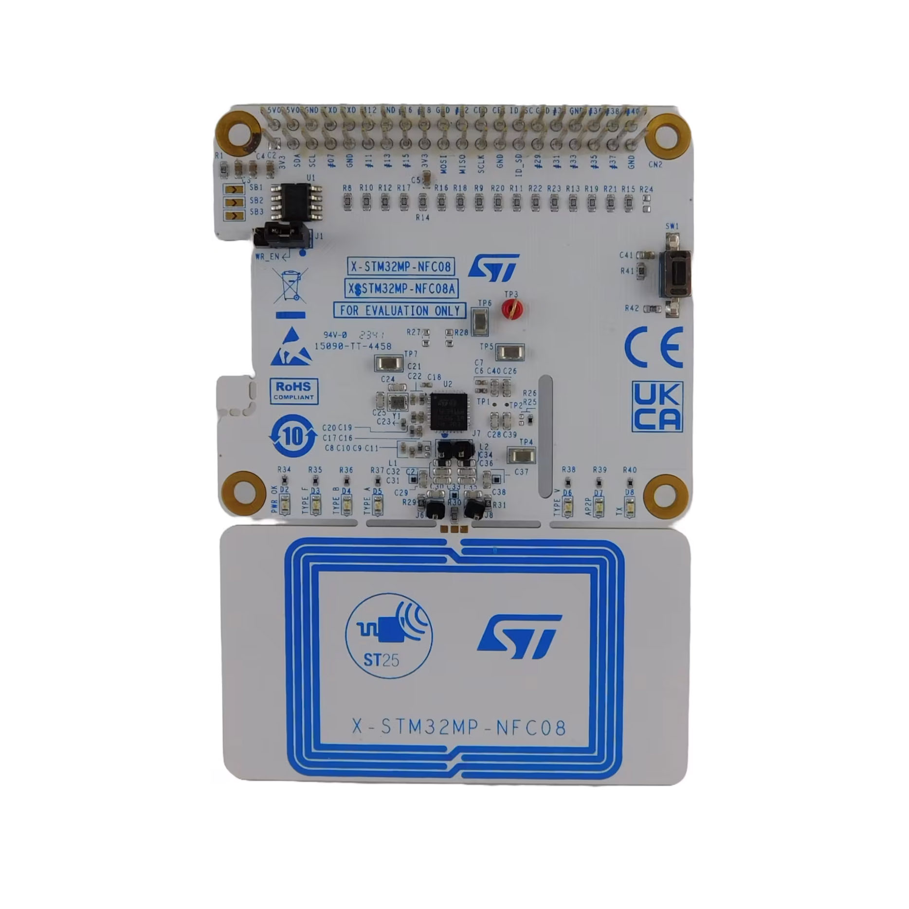 STMICROELECTRONICS 评估、开发板开发工具 X-STM32MP-NFC08