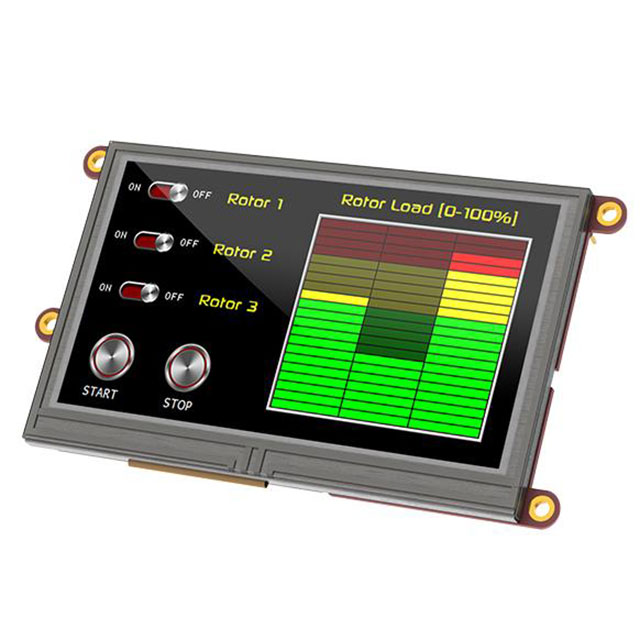 4D SYSTEMS LED显示器件 ULCD-43DCT-PI