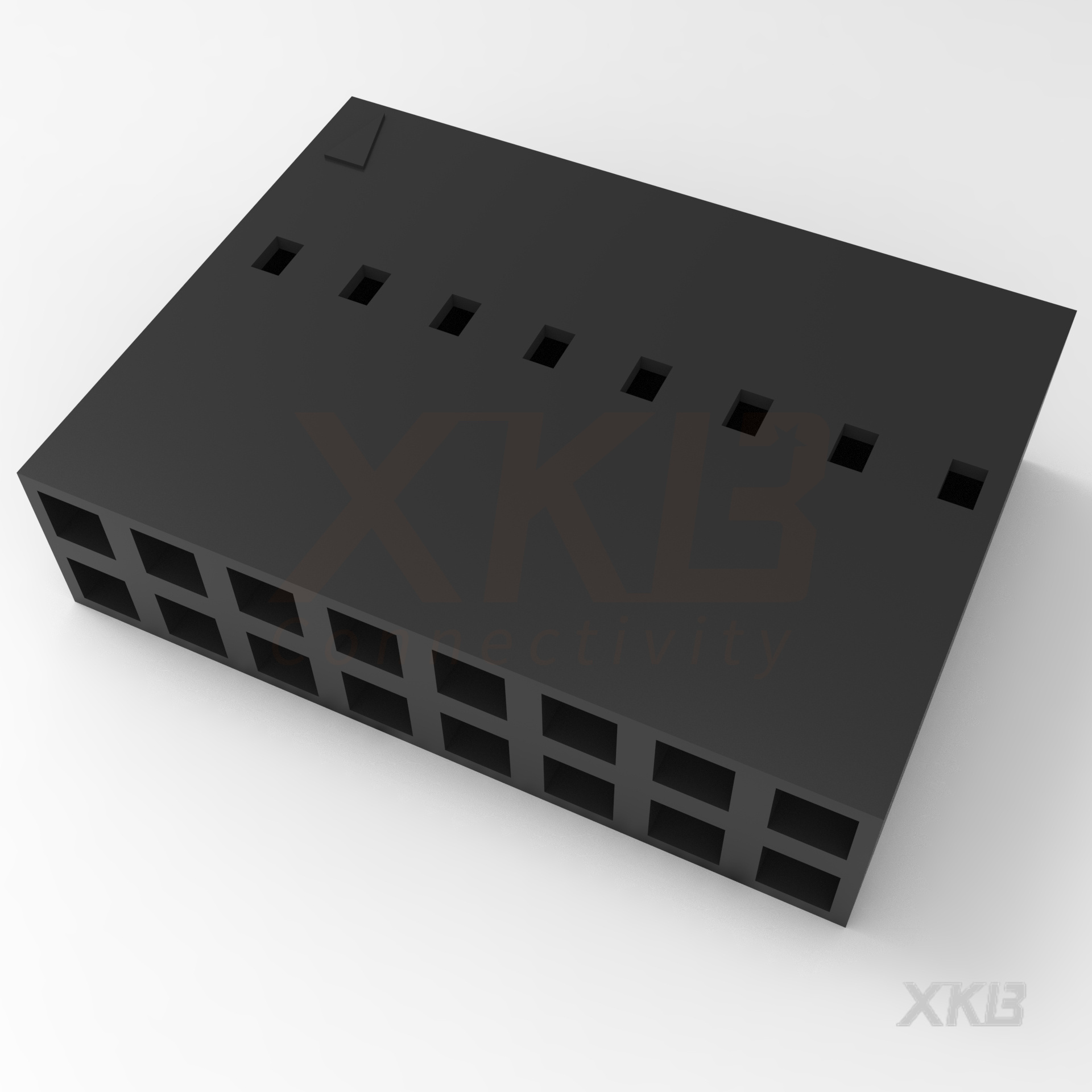 XKB CONNECTIVITY/中国星坤 矩形连接器 - 板载/直接线对板 X9555H-2x08E3-PT