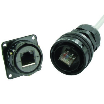 AMPHENOL 模块化连接器 - 插头外壳 RJF6MZN