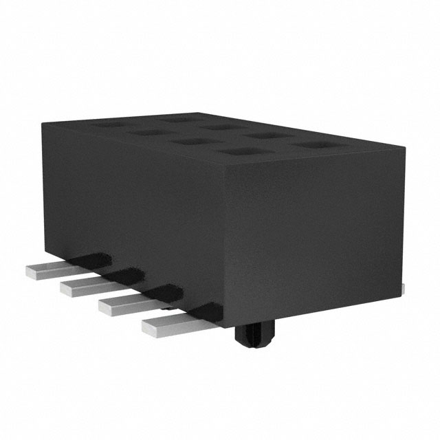 SAMTEC 矩形连接器 - 针座 - 插座/母插口 CLP-104-02-L-D-A-TR