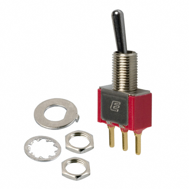 E-SWITCH 拨动开关 100SP1T1B1M2REH