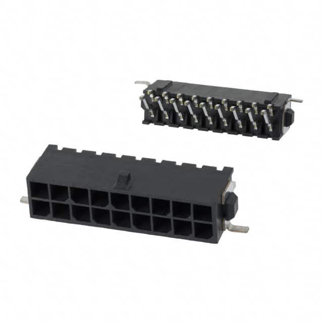 TE CONNECTIVITY 矩形连接器 - 针座 - 公插针 4-794629-8