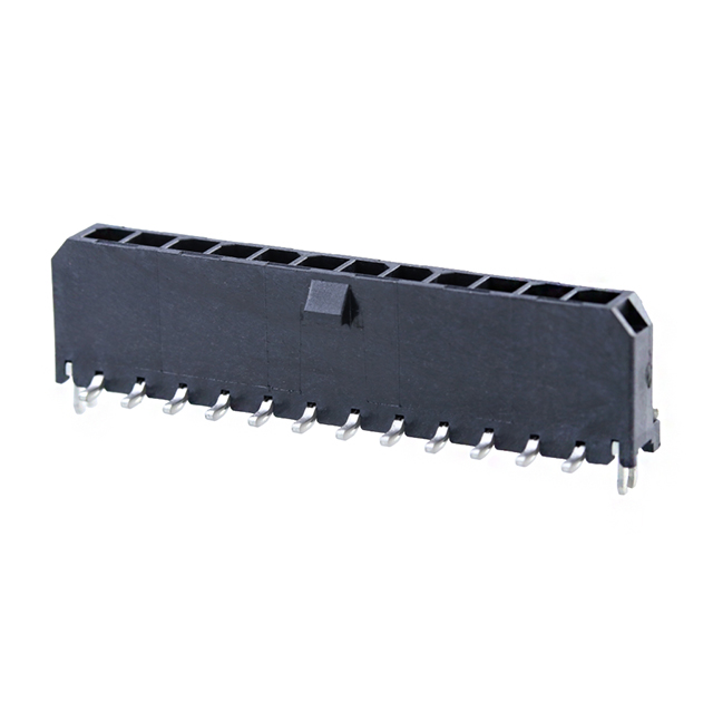 MOLEX 矩形连接器 - 针座 - 公插针 436501222