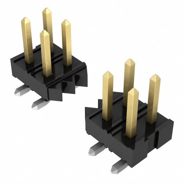 MOLEX 矩形连接器 - 针座 - 公插针 0877592614