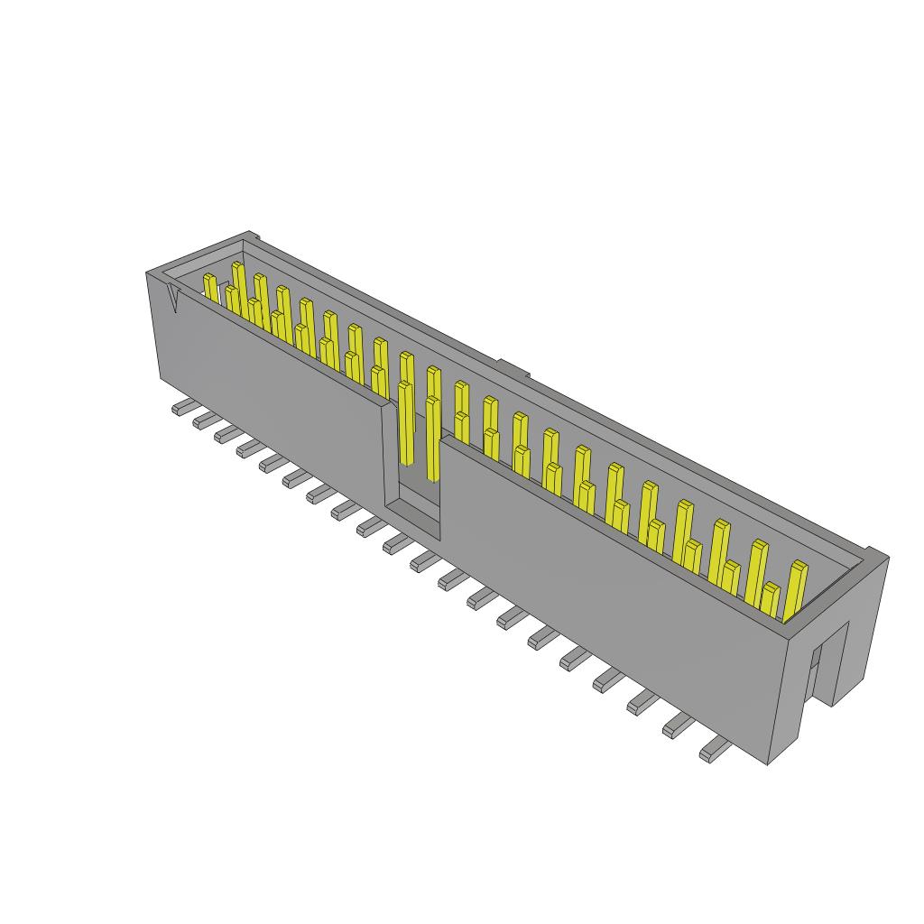 SAMTEC 矩形连接器 - 针座 - 公插针 HTSS-120-01-L-DV
