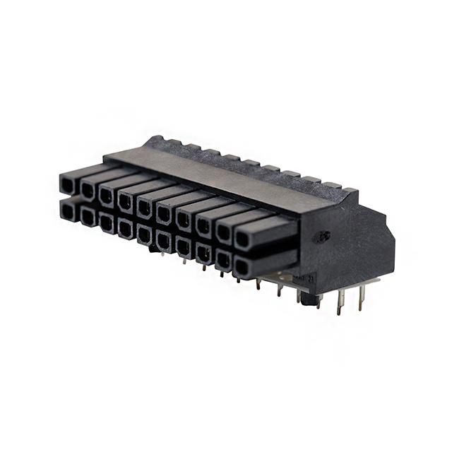 MOLEX 矩形连接器 - 针座 - 插座/母插口 0447642003