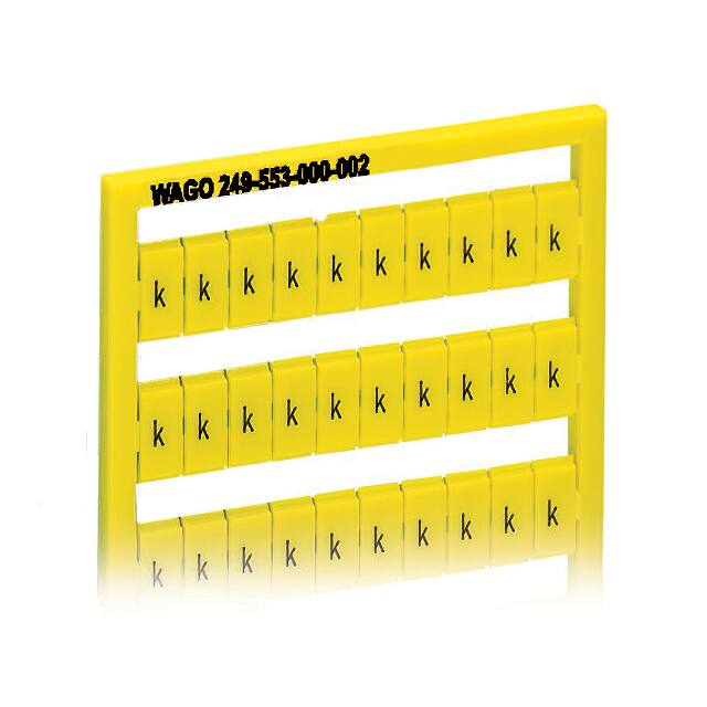 WAGO 接线座- 配件 - 标记条 249-553/000-002