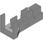 SXA-001T-P0.6-矩形连接器 - 触头-云汉芯城ICKey.cn