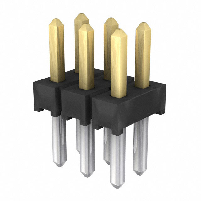 SAMTEC 矩形连接器 - 针座 - 公插针 TMM-103-06-L-D