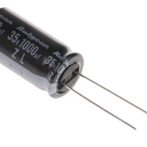 RUBYCON 铝电解电容 35ZL1000MEFC12.5X25