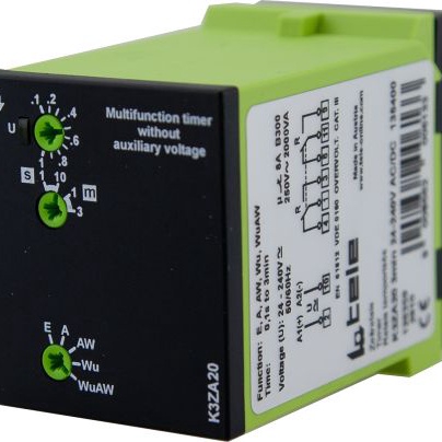 TELE 延迟继电器 K3ZA20 3MIN 24-240V AC/DC