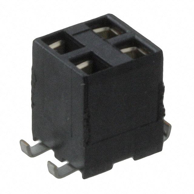 TE CONNECTIVITY 矩形连接器 - 针座 - 插座/母插口 969973-2