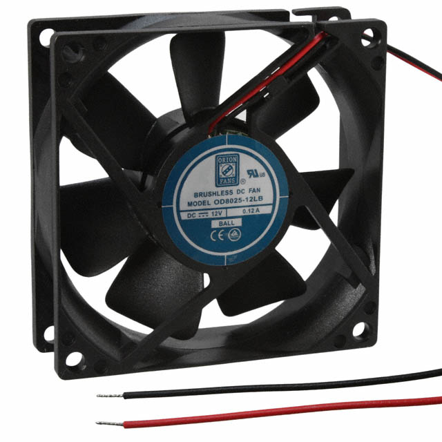 ORION FANS 风扇和热管理 OD8025-12LB