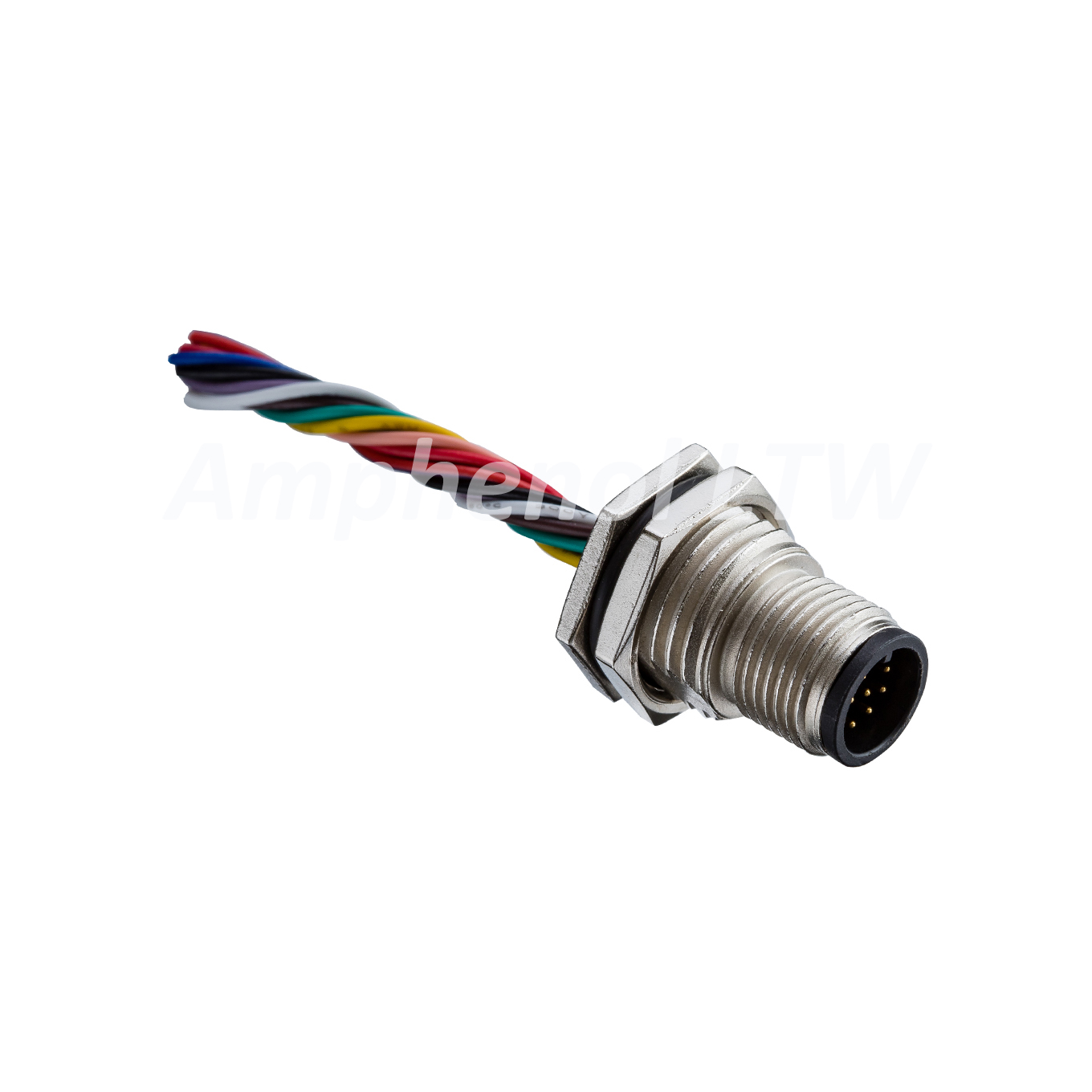 AMPHENOL LTW 圆形连接器 M12A-12PMMS-SF8C15